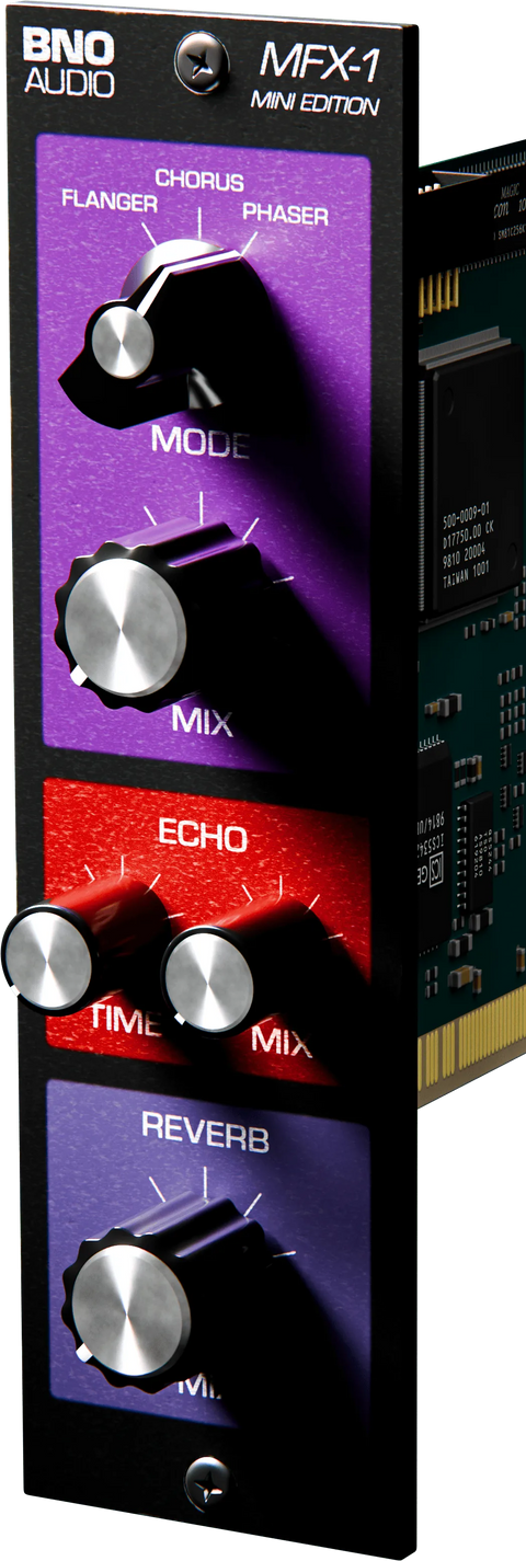 The BNO MFX-1 MINI EDITION module, side view